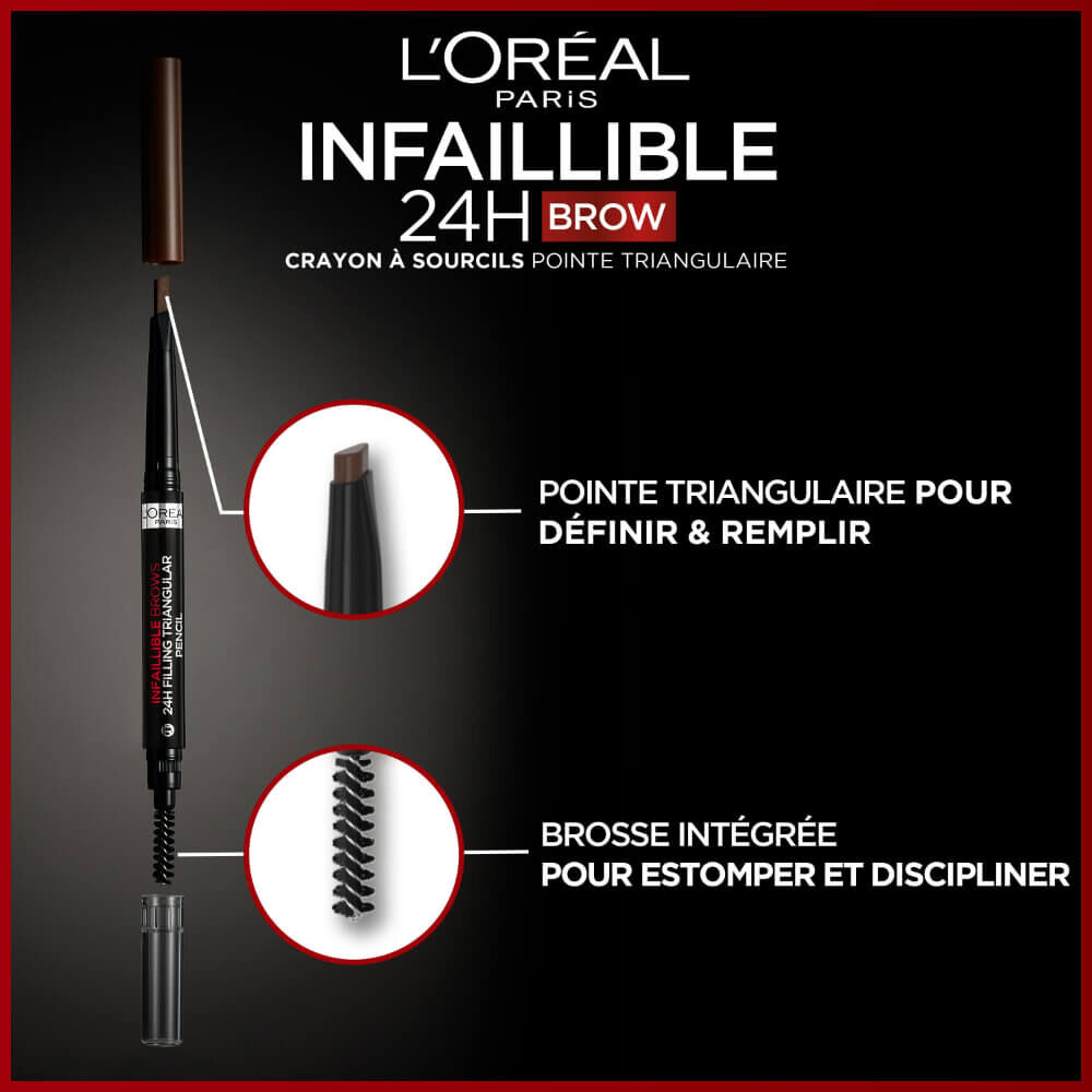 Crayon a Sourcils Infaillible 24H Brow Crayon a Sourcils Pointe Triangulaire