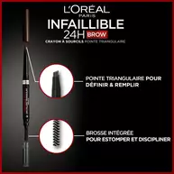 Crayon a Sourcils Infaillible 24H Brow Crayon a Sourcils Pointe Triangulaire