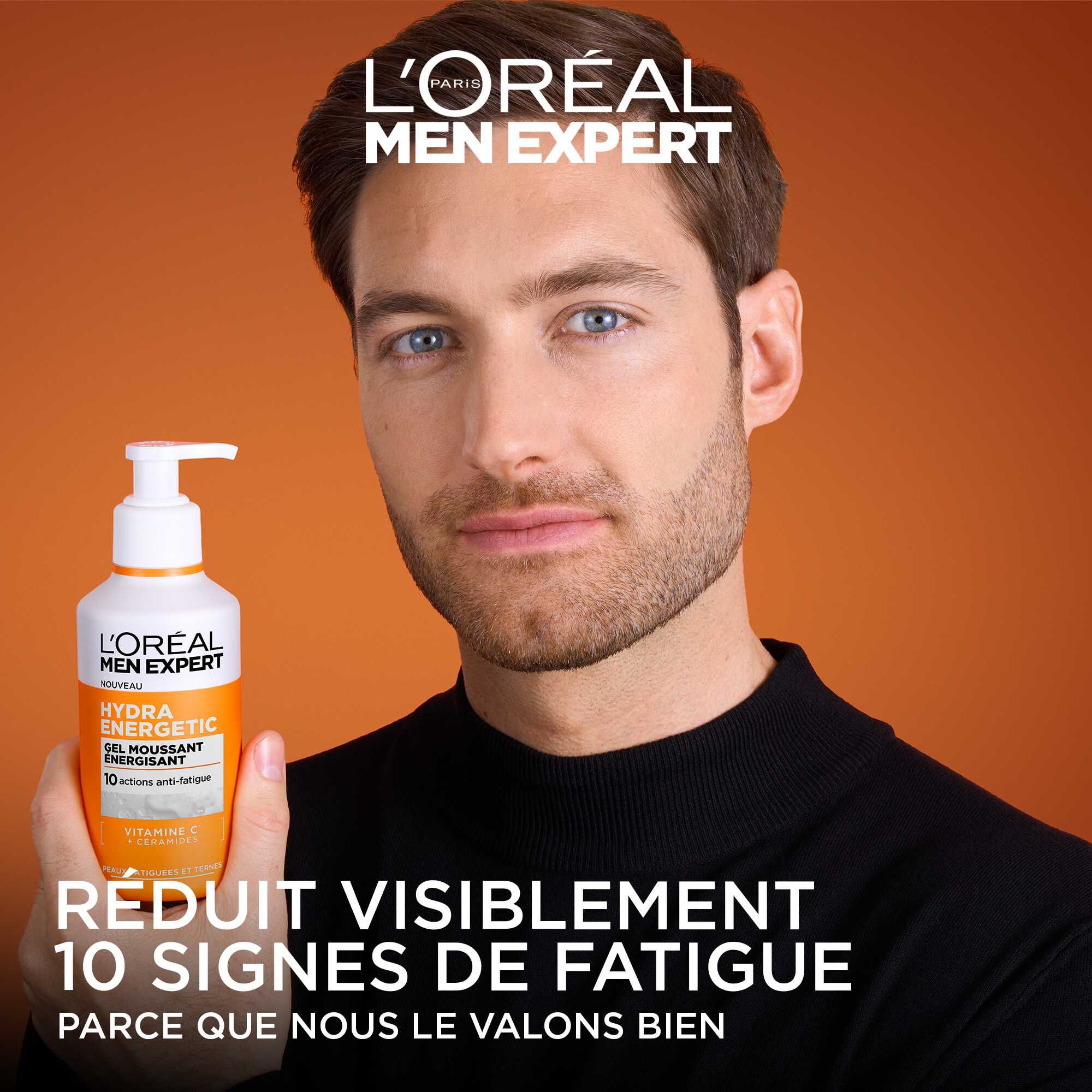 Men Expert Gel Moussant Energisant Hydra Energetic