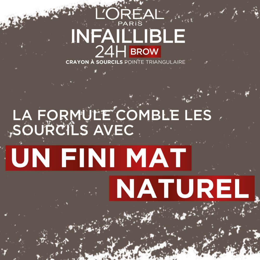 Crayon a Sourcils Infaillible 24H Brow Crayon a Sourcils Pointe Triangulaire