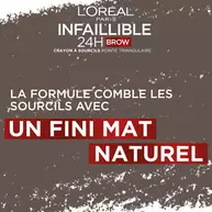 Crayon a Sourcils Infaillible 24H Brow Crayon a Sourcils Pointe Triangulaire
