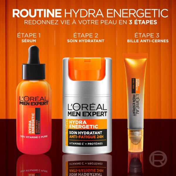 Men Expert Hydra Energetic Serum Shot 10 % Vitamine C Pure