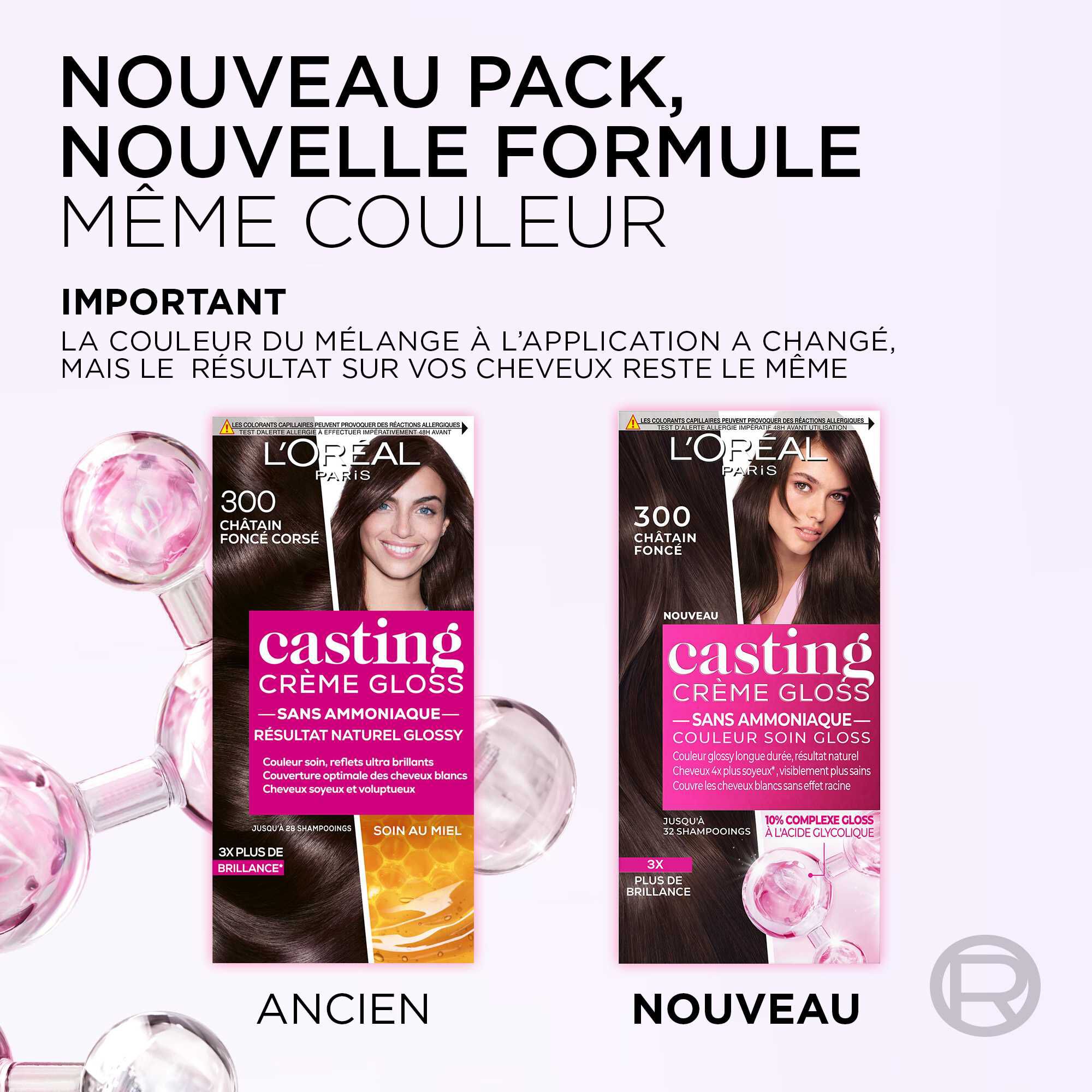 Casting Creme Gloss Brunes / Noires