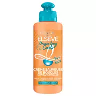 Elseve Dream Long Creme sauveuse de boucles sans rincage pour cheveux ondules a boucles