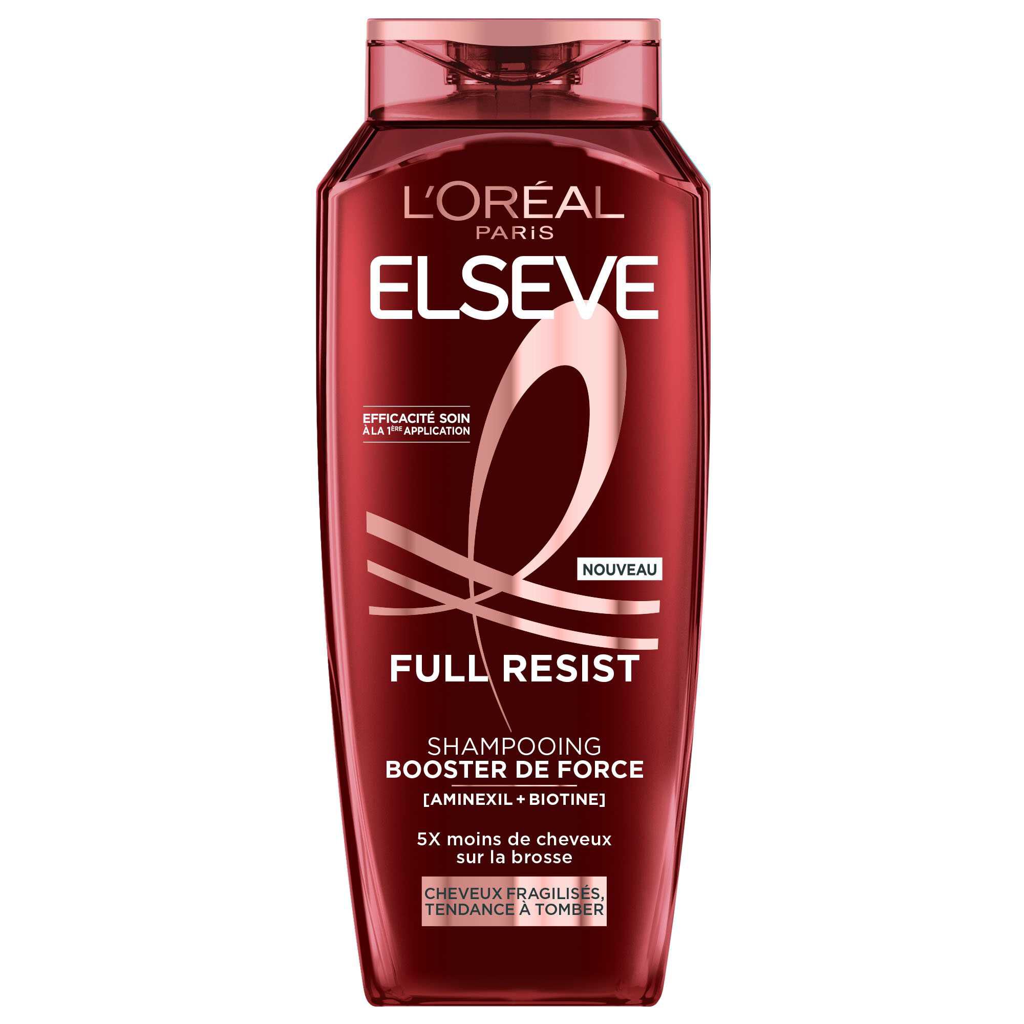 Elseve Full Resist Shampooing Booster de Force enrichi en Aminexil et Biotine