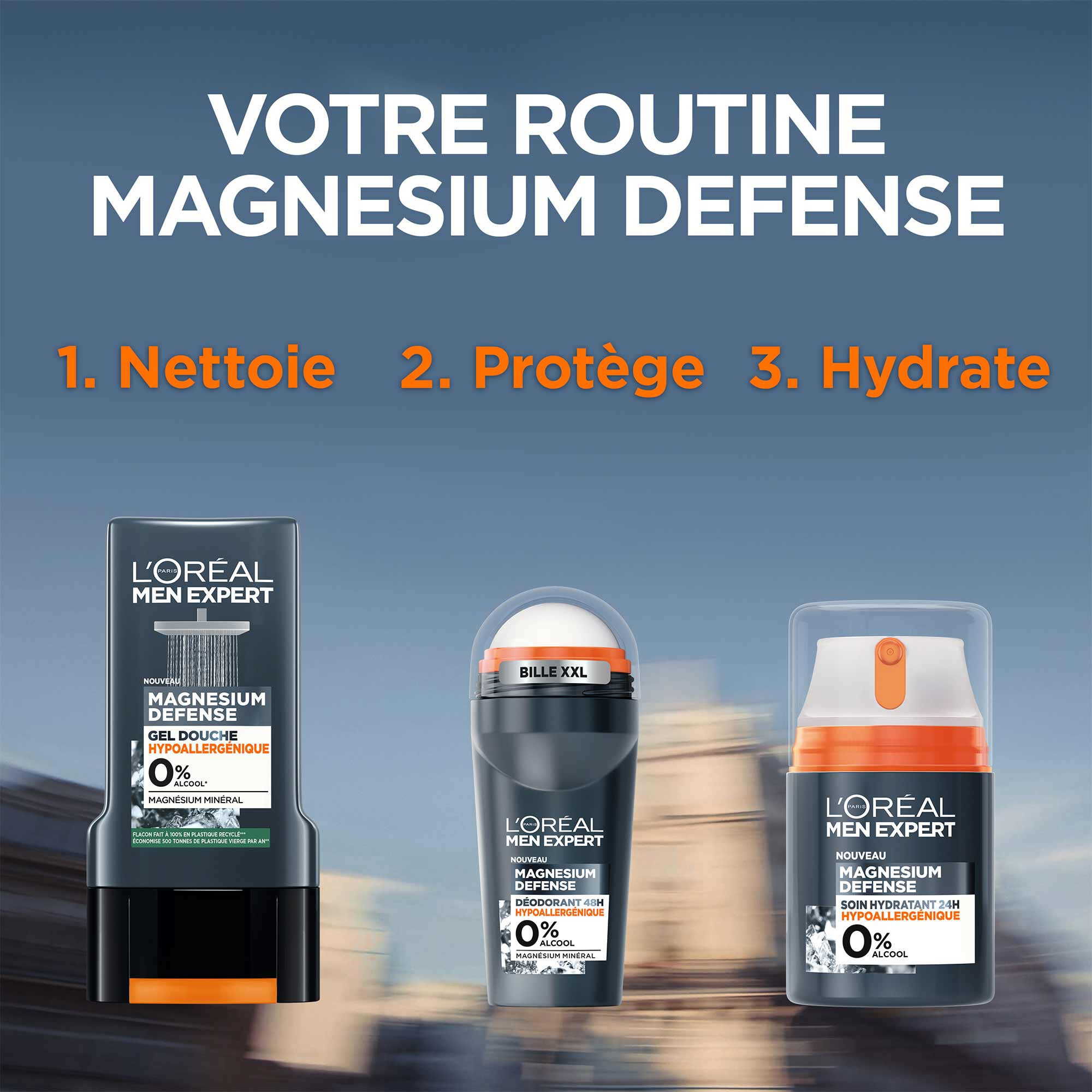 Magnesium Defense Deodorant Bille 48H Hypoallergenique