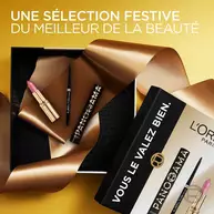 L'Oreal Paris   Coffret Cadeau – L'Oreal Paris Panorama All Night Black, Infaillible Grip Liner Noir, Color Riche Satin Rose Tendre