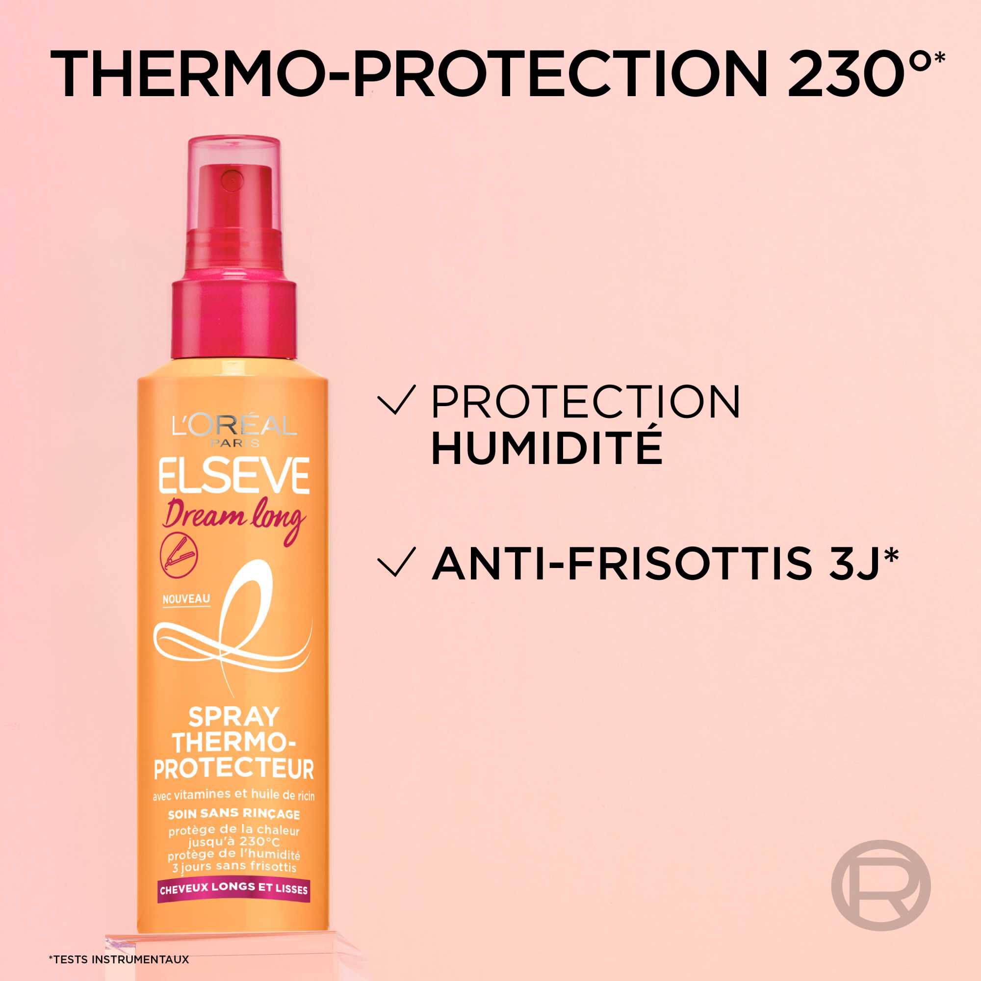 Spray Thermoprotecteur pour Cheveux Longs