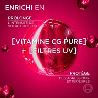Elseve Color Vive Apres-Shampooing Bouclier Couleur enrichi en Vitamine Cg Pure et Filtre UV