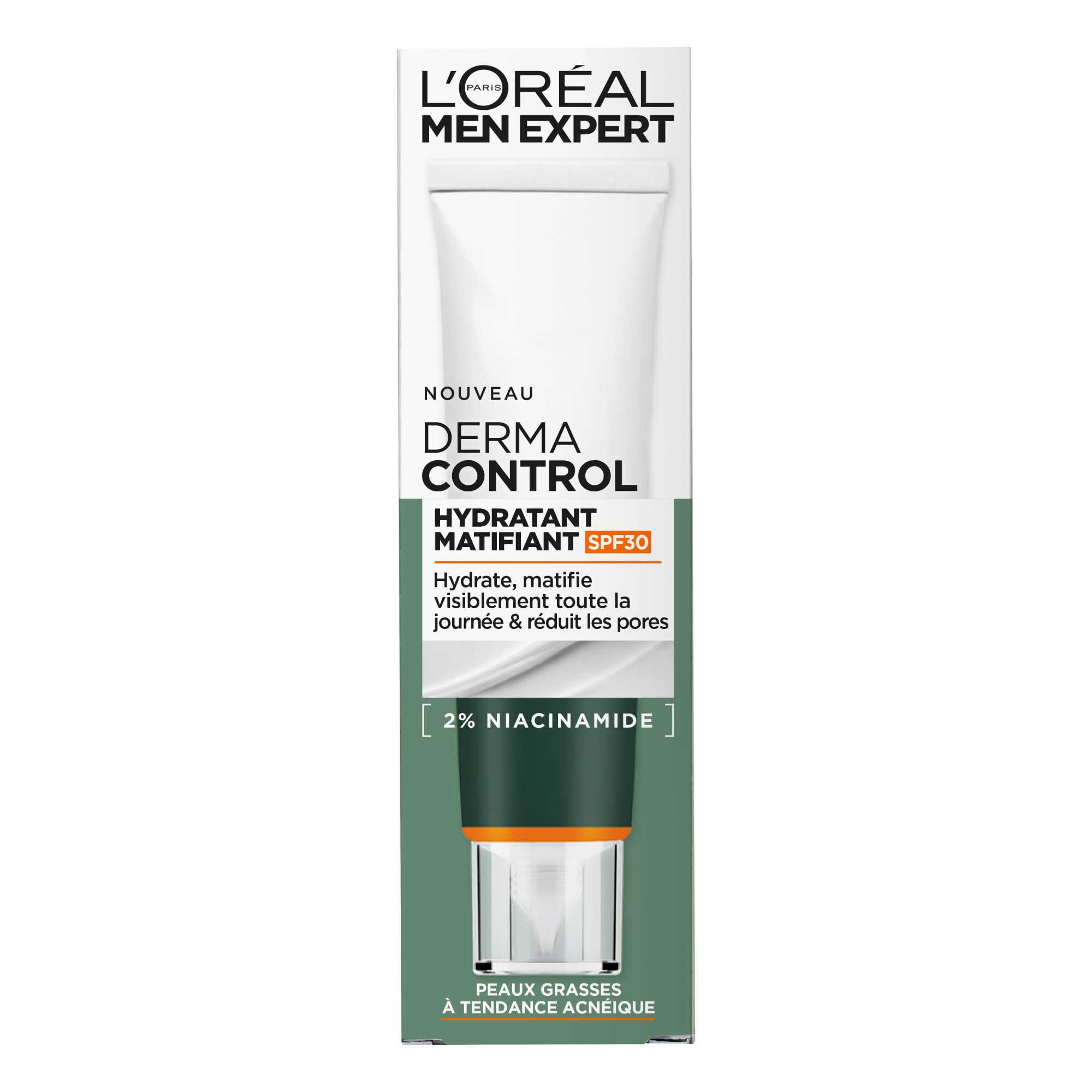 Men Expert Derma Control  Hydratant Matifiant SPF30