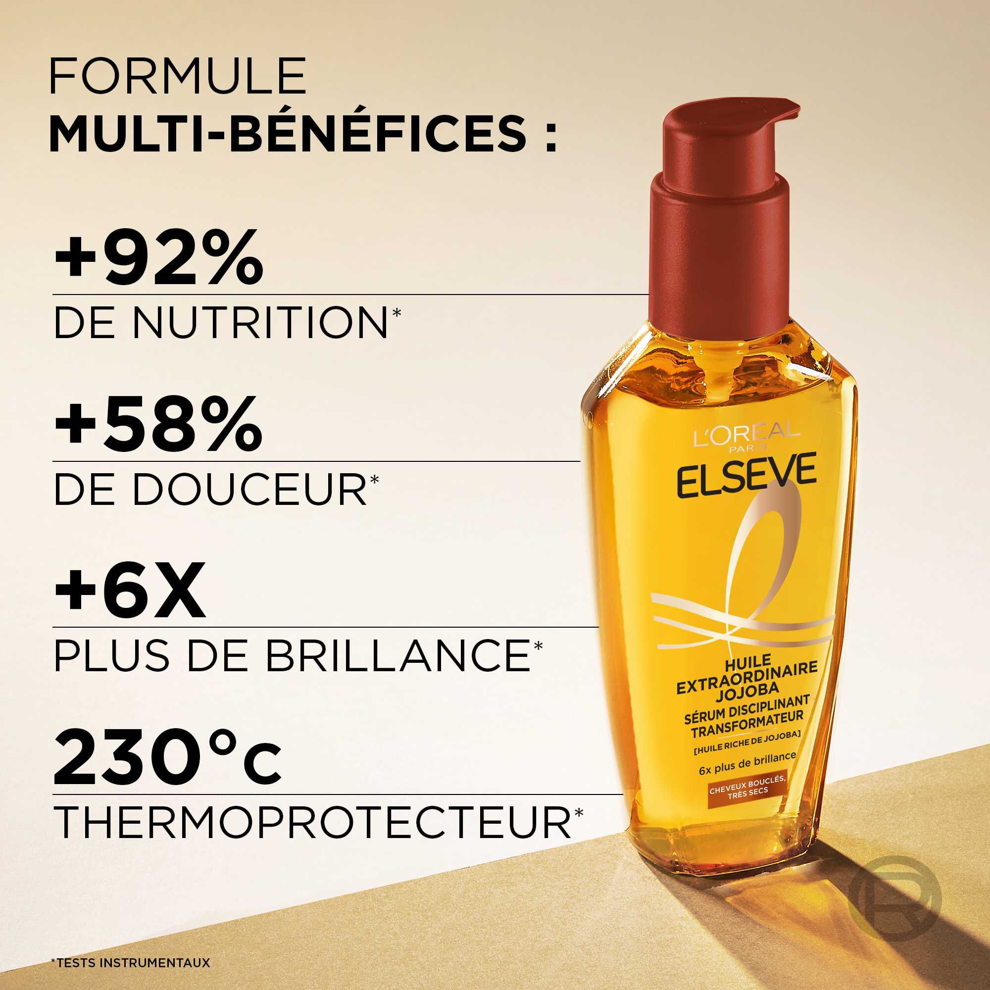 Elseve Huile Extraordinaire Cheveux Tres Secs ou Frises