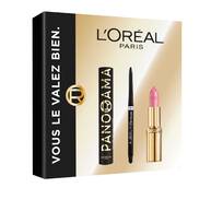 L'Oreal Paris   Coffret Cadeau – L'Oreal Paris Panorama All Night Black, Infaillible Grip Liner Noir, Color Riche Satin Rose Tendre