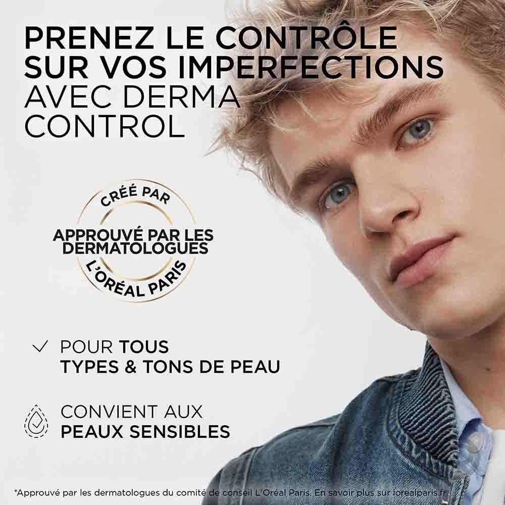 Men Expert Derma Control  Routine Anti-Imperfections Gel Moussant Purifiant & Serum Anti-Imperfections