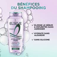 Elseve Hyaluron Pure Routine Capillaire Purifiante enrichie en Acides Salicylique et Hyaluronique