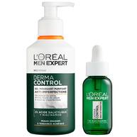 Men Expert Derma Control  Routine Anti-Imperfections Gel Moussant Purifiant & Serum Anti-Imperfections