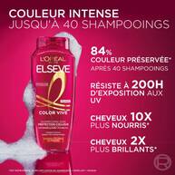 Elseve Color Vive Shampooing Protection Couleur enrichi en Vitamine Cg Pure et Filtre UV