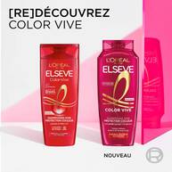 Elseve Color Vive Shampooing Protection Couleur enrichi en Vitamine Cg Pure et Filtre UV