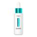 Un flacon du serum L’Oreal Paris Bright Reveal a la niacinamide, avec pipette turquoise, place au centre d’un fond blanc epure.