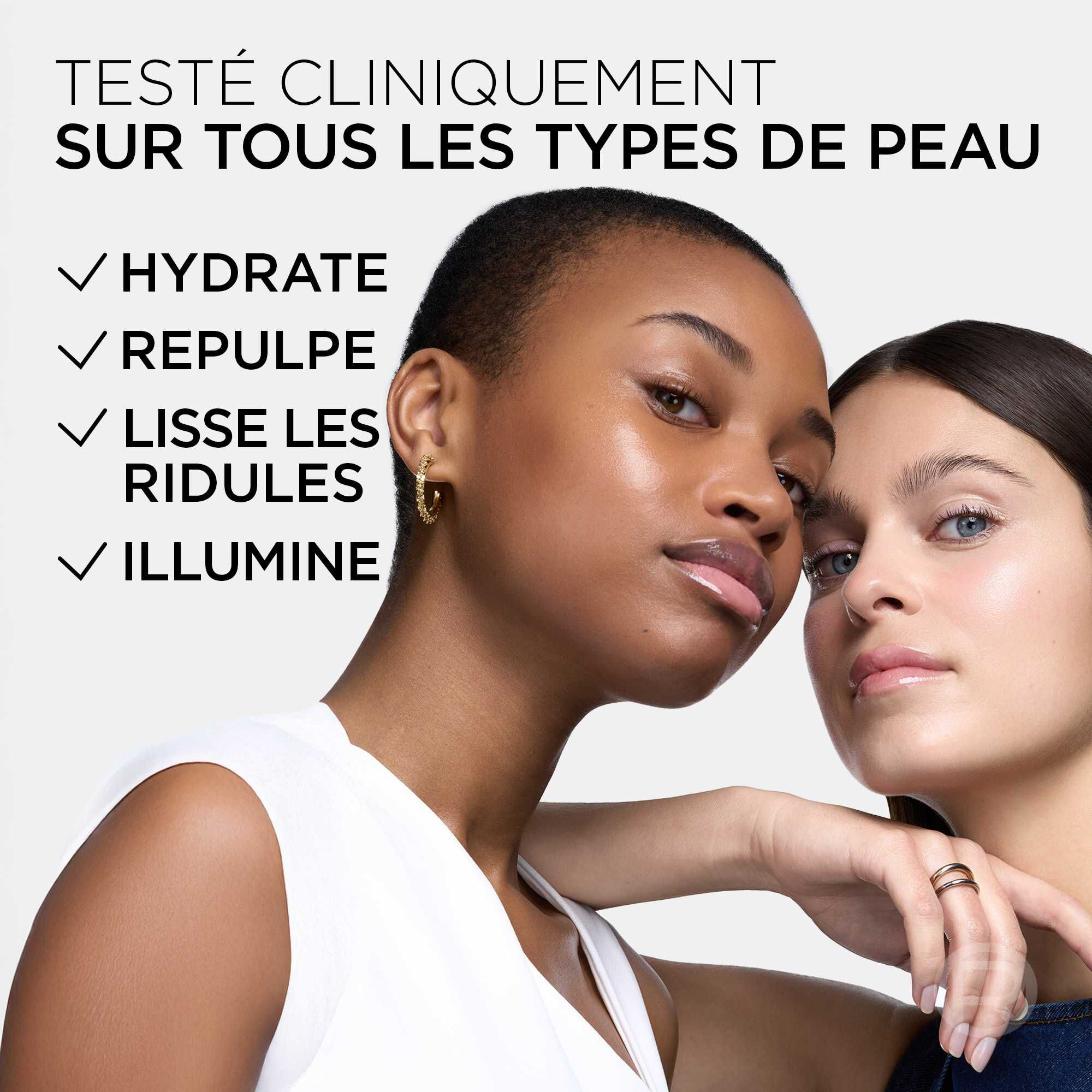Revitalift Filler Glass Skin Soin Eclat Lissant