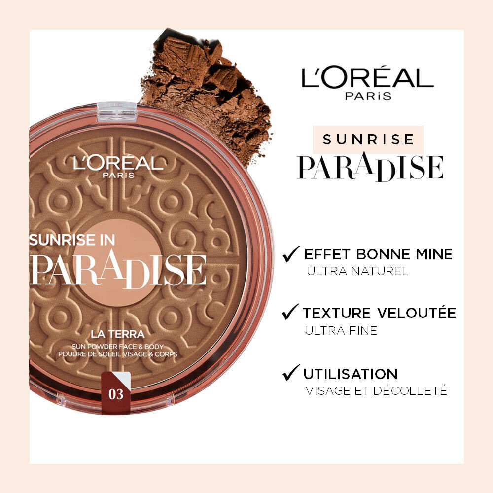 POUDRE BRONZANTE LA TERRA SUNRISE IN PARADISE