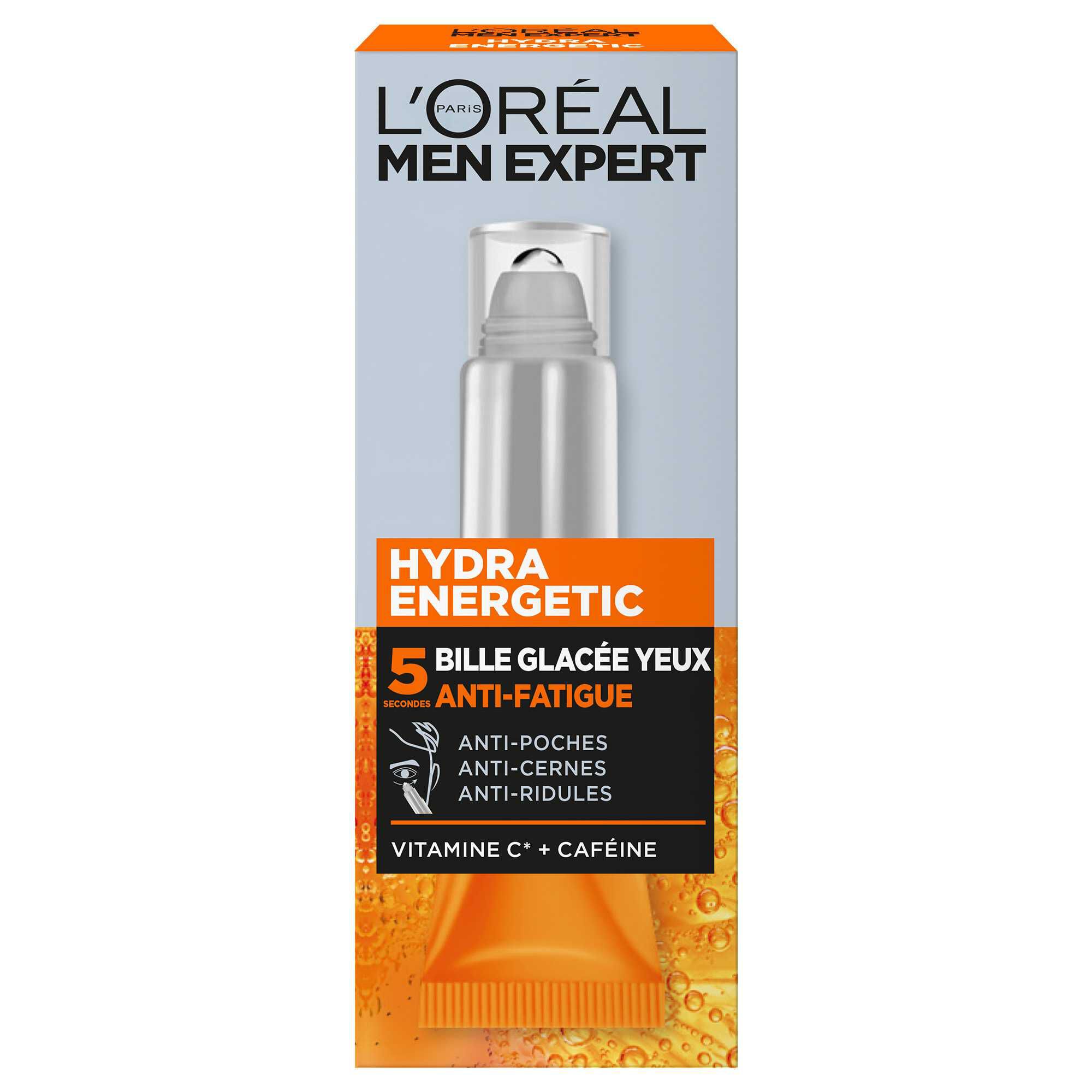 Men Expert Hydra Energetic Bille Glacee Yeux