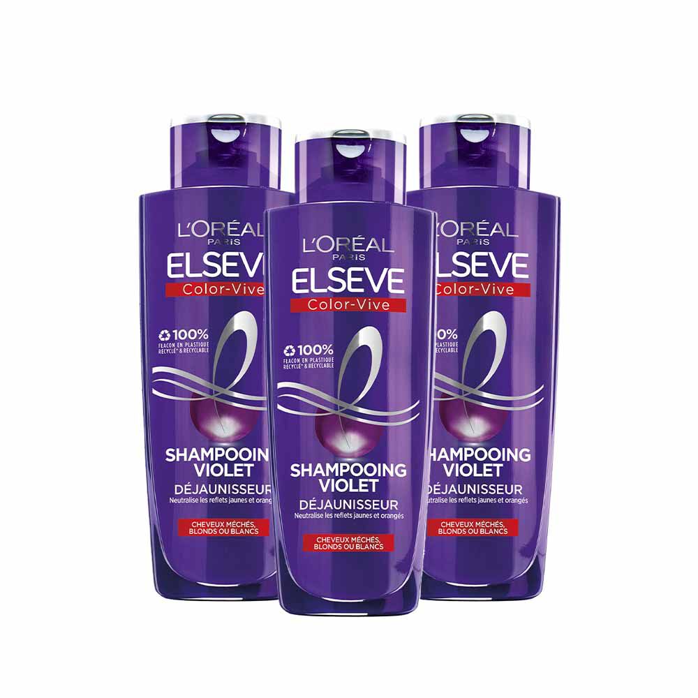 Lot de 3 - Shampooing Color-Vive Violet