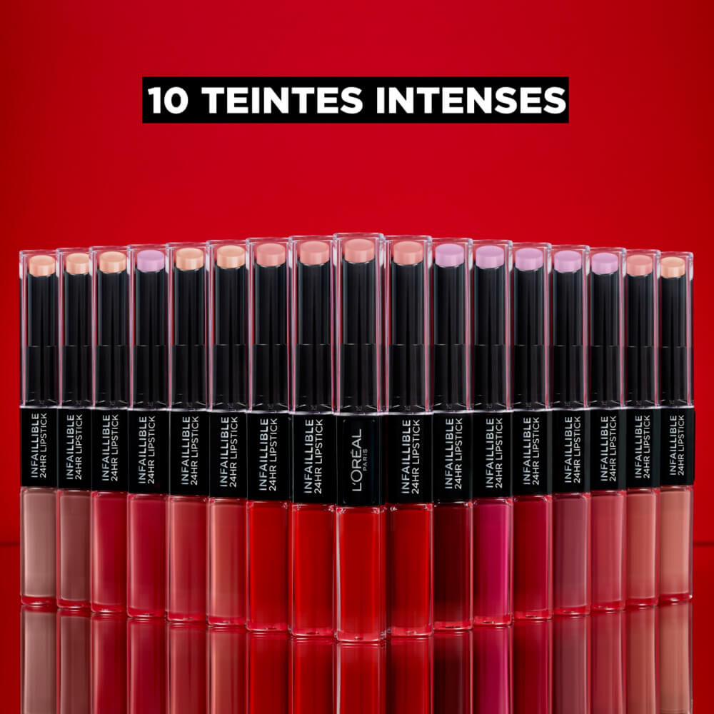 Rouge a levres longue tenue Infaillible 24H Duo