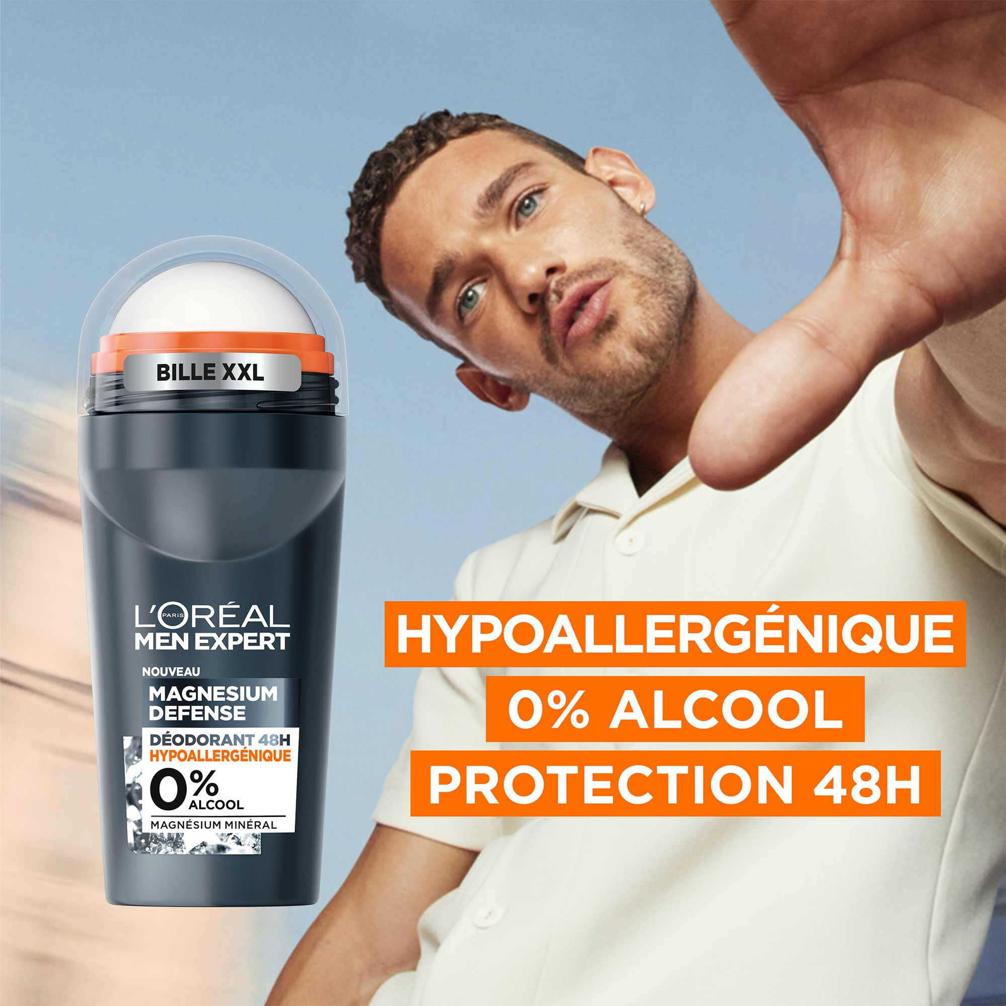 Magnesium Defense Deodorant Bille 48H Hypoallergenique