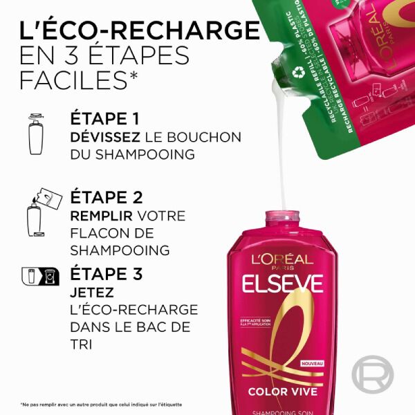 Elseve Color Vive  Eco-recharge Shampooing Protection Couleur