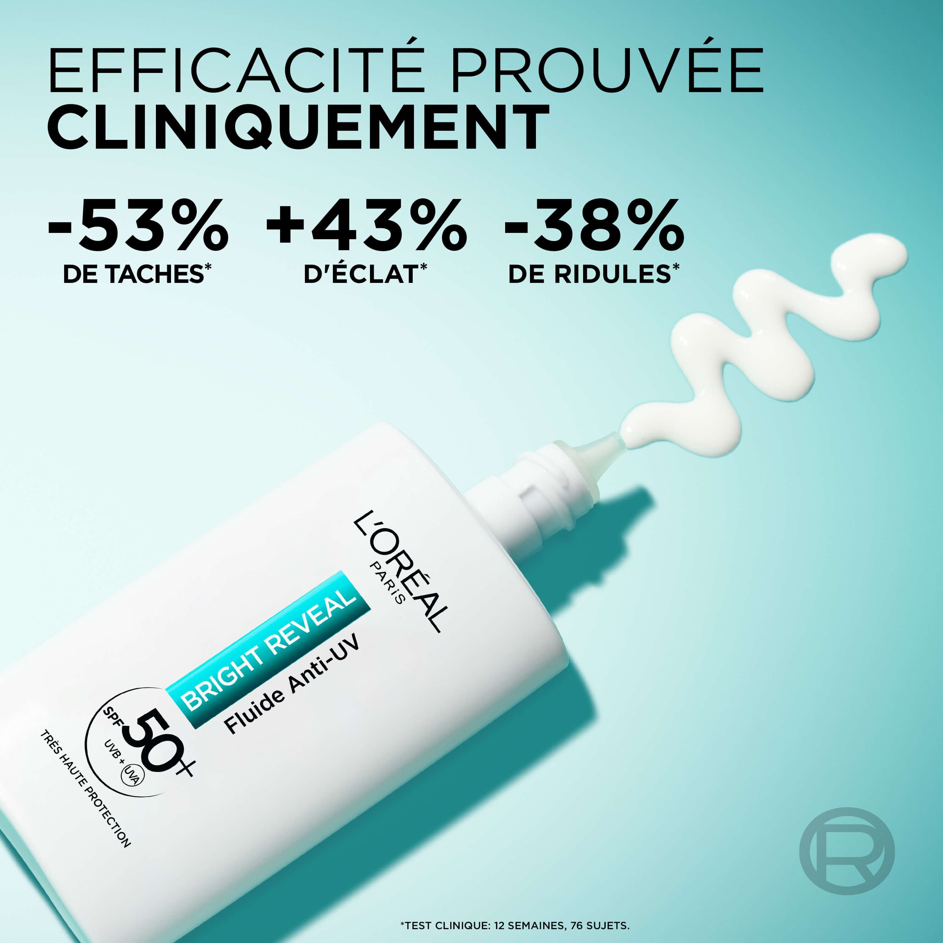 Bright Reveal Fluide Anti-UV SPF50+ Anti-Taches Niacinamide