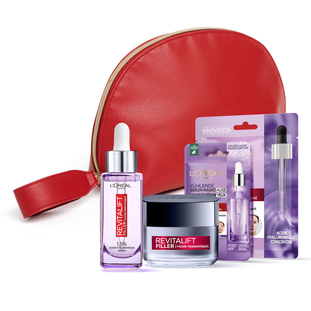 L OREAL PARIS Trousse Routine Repulpante & Hydratante &agrave; l'Acide Hyaluronique Revitalift Filler L'Or&eacute;al Paris