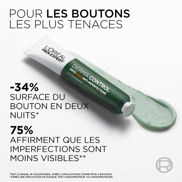 Men Expert Derma Control Pate S.O.S Anti-Imperfections Niacinamide