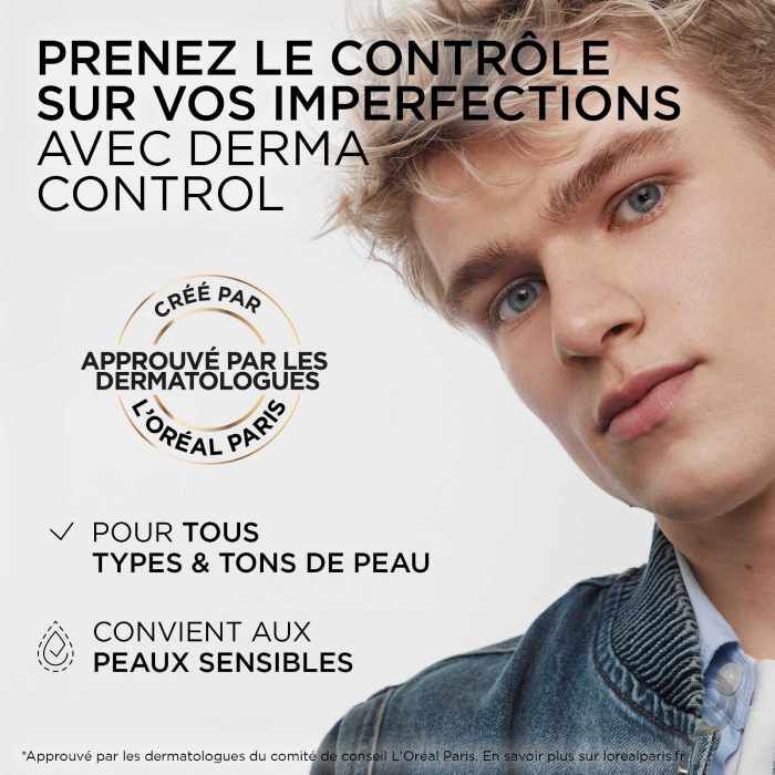 Men Expert Derma Control  Hydratant Matifiant SPF30
