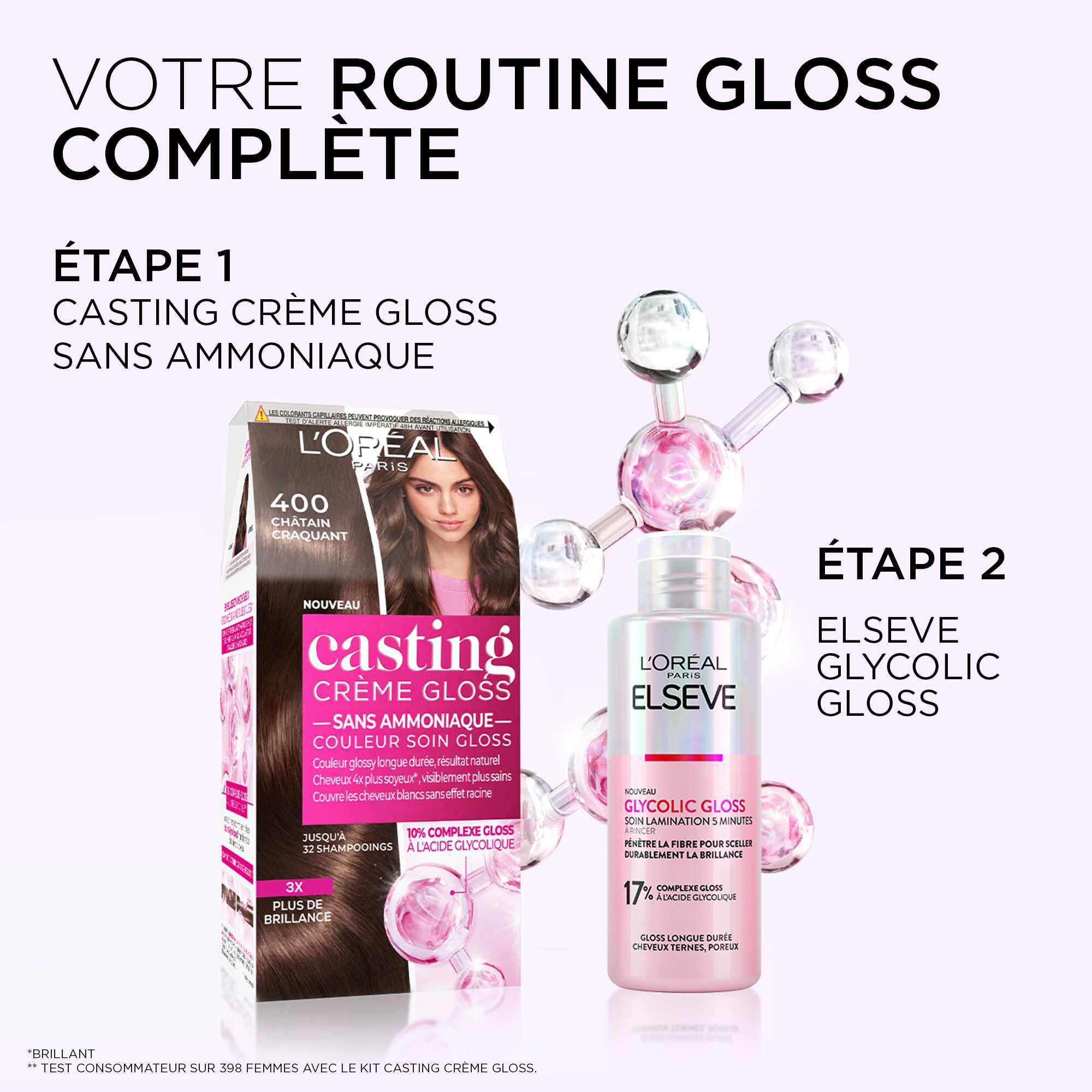 Casting Creme Gloss Brunes / Noires