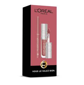 Plump Ambition Lip Kit - Duo Crayon a Levre et Huile a Levres a l'Acide Hyaluronique