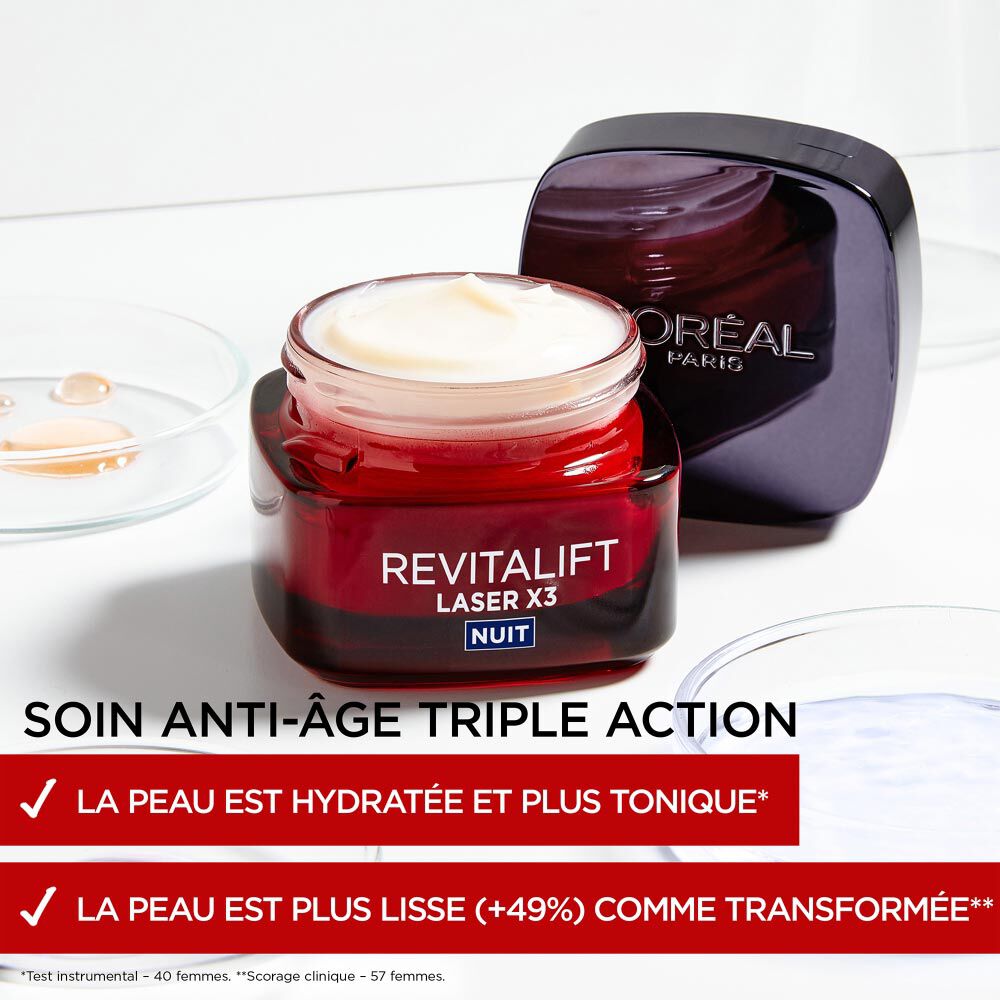 Revitalift Laser X3 Creme de Nuit Anti-Age Triple Action