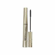Un tube de mascara dore L'Oreal Paris Telescopic avec la brosse fine sortie, place sur fond blanc.