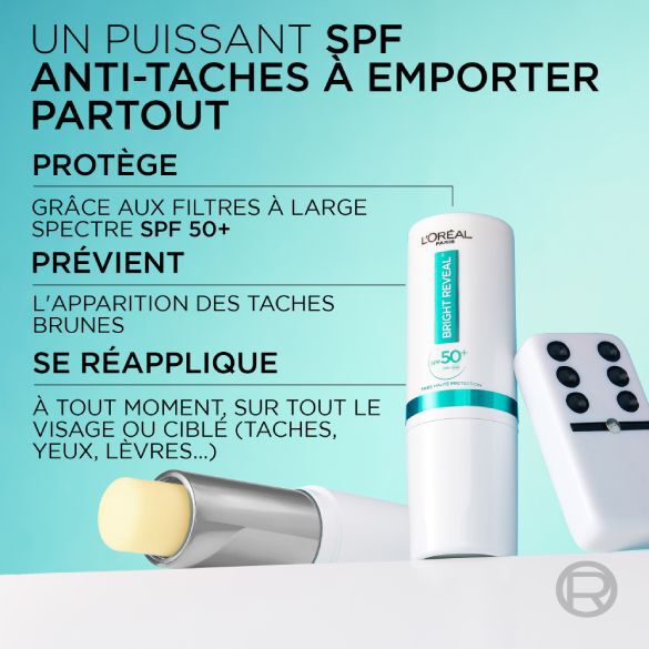 Bright Reveal   Stick Anti-UV SPF50+ Anti-Taches Vitamine E