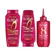 Elseve Color Vive   Routine Capillaire Protection Couleur enrichie en Vitamine Cg Pure et Filtre UV