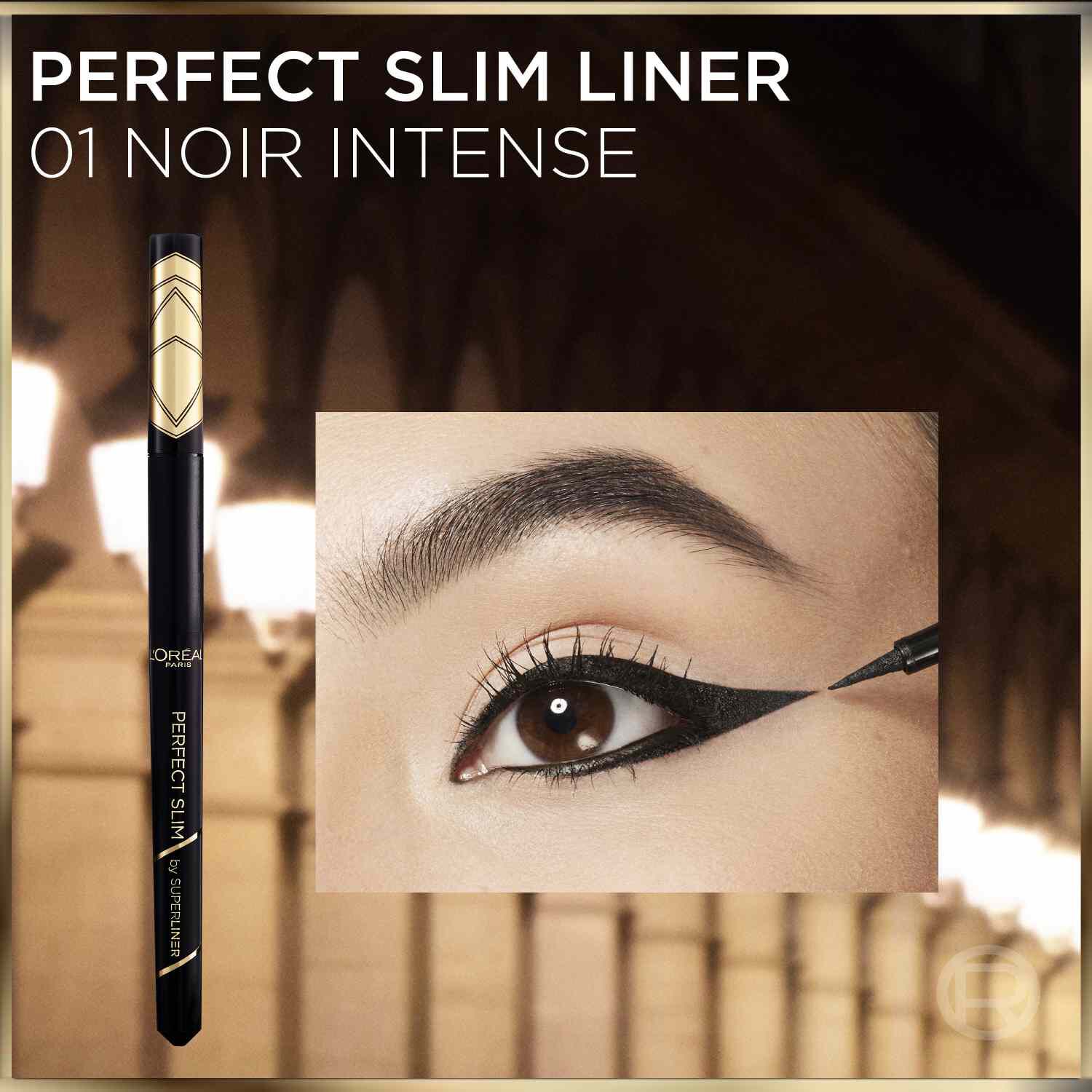 L'Oreal Paris   Coffret Cadeau – L'Oreal Paris Mascara Panorama et Eyeliner Perfect Slim