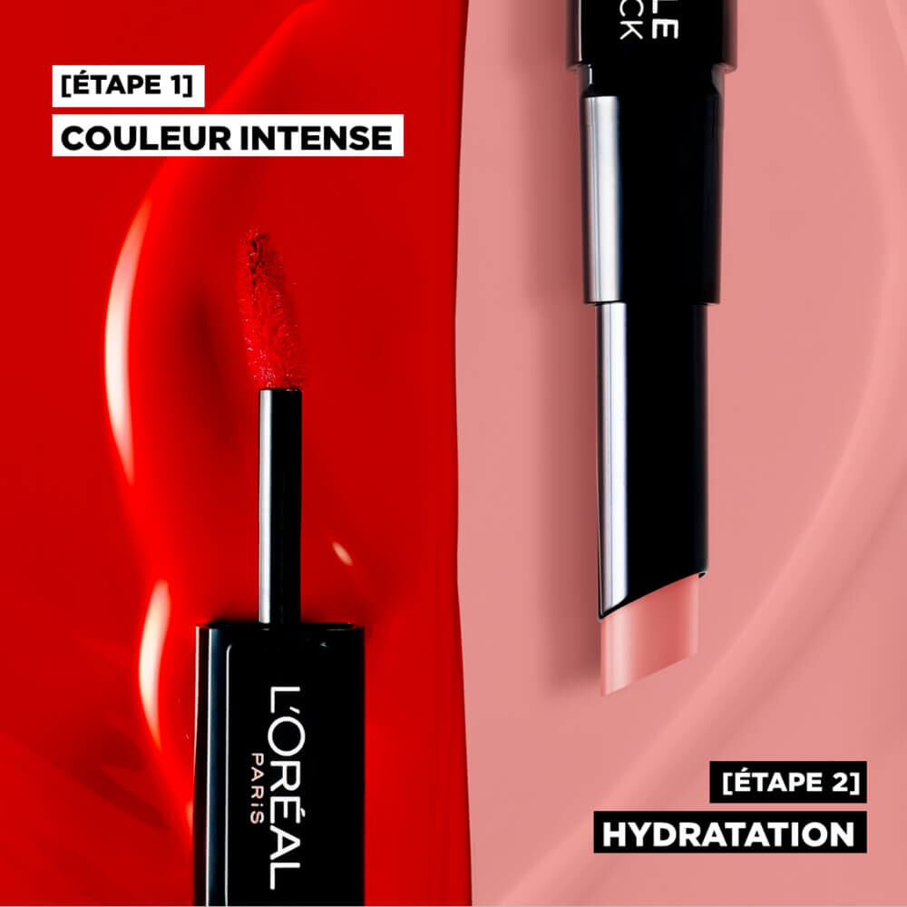 Rouge a levres longue tenue Infaillible 24H Duo