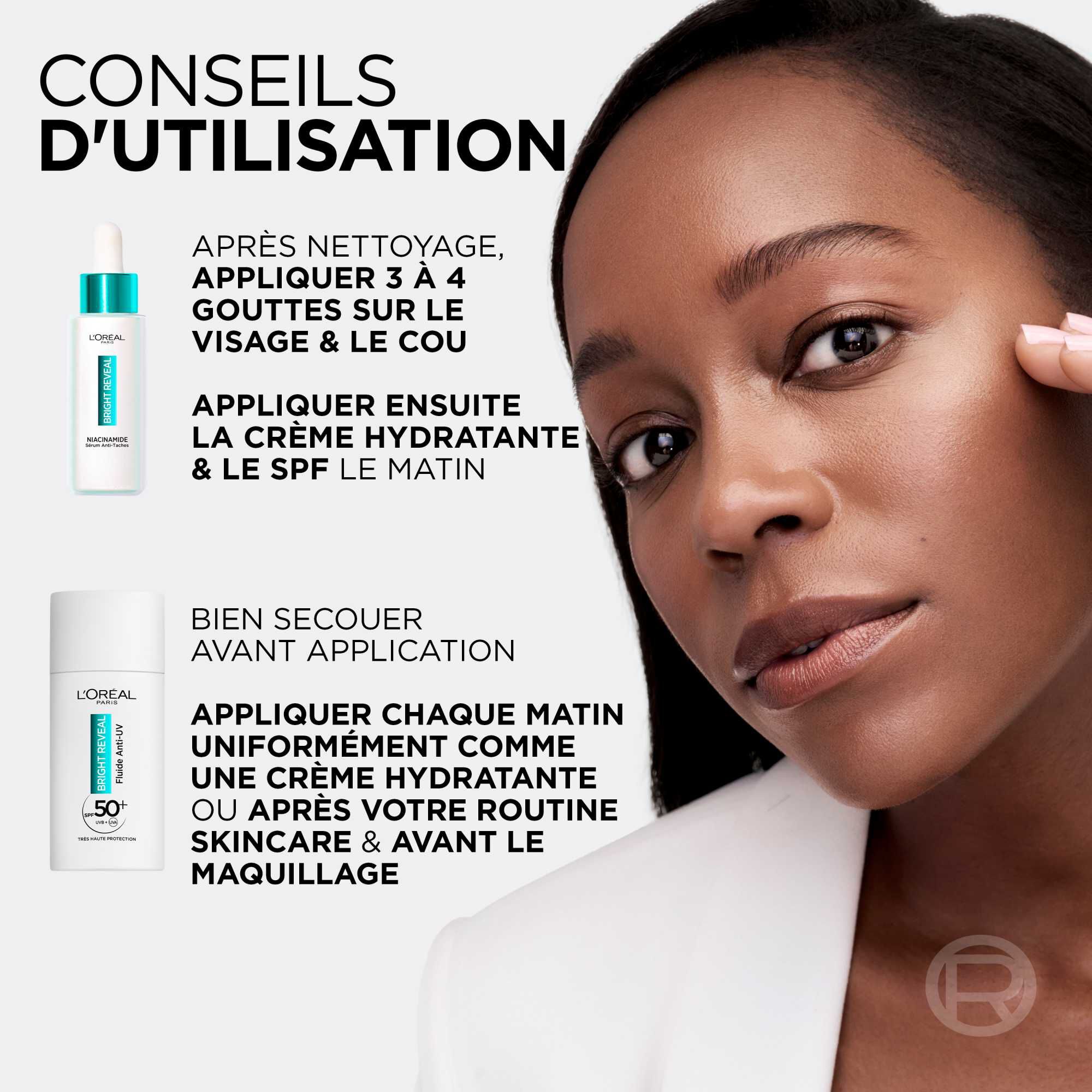 Routine Visage Anti-Taches Niacinamide - Bright Reveal