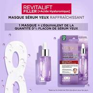 Revitalift Filler Masque tissu anti-rides Serum special Yeux
