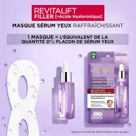 Revitalift Filler Masque tissu anti-rides Serum special Yeux