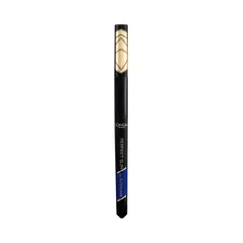 Flacon du Super Liner Perfect Slim de L'Oreal Paris, eyeliner feutre navy avec un capuchon graphique dore.​