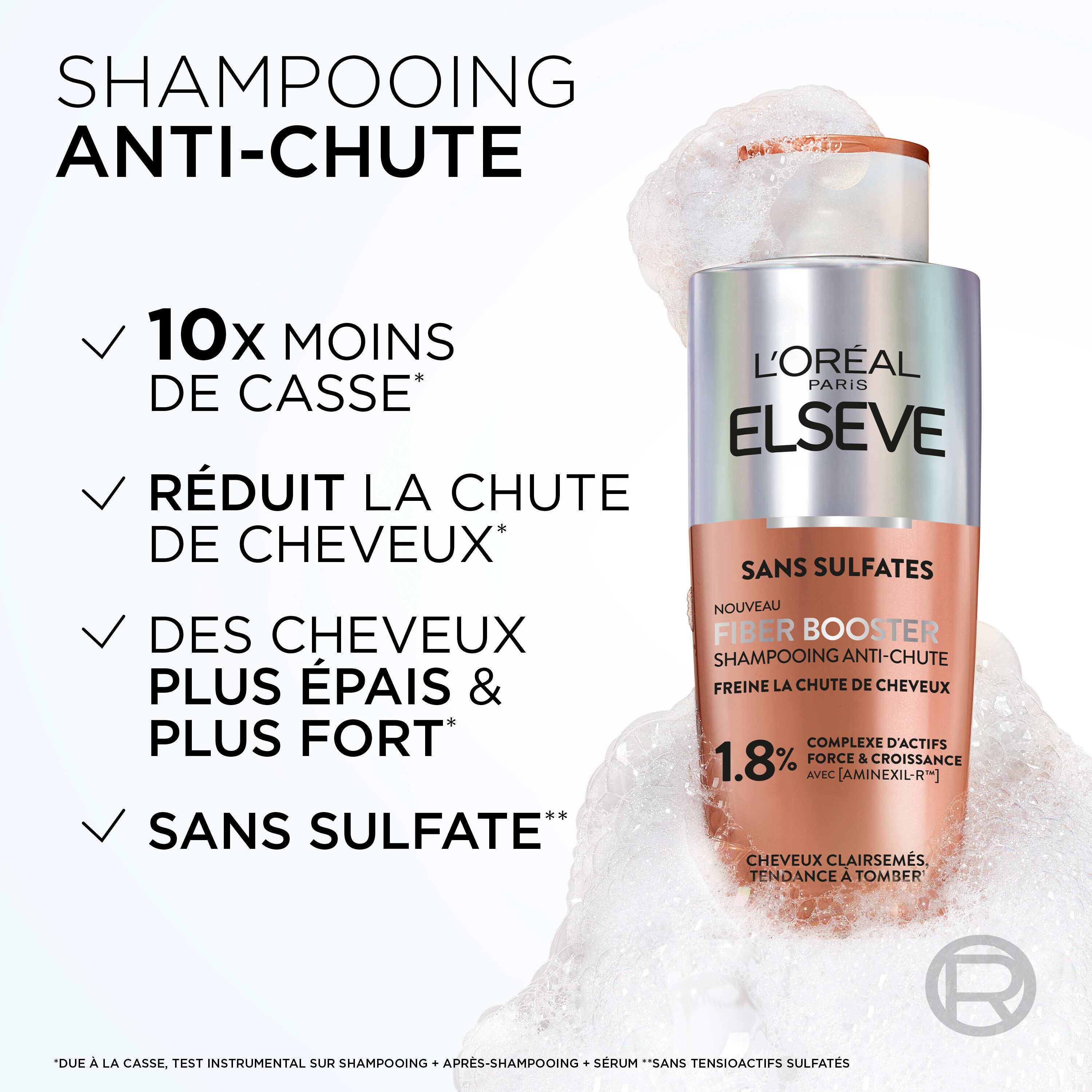 L'Oréal Elsève Shampoing Fiber Booster Anti-Chute - by Hana Beauty