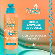 Elseve Dream Long Creme sauveuse de boucles sans rincage pour cheveux ondules a boucles
