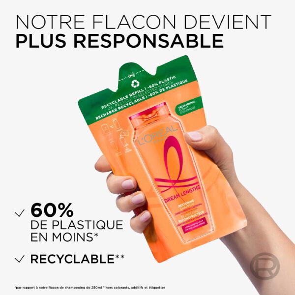 Elseve Dream Long  Eco-recharge Shampooing Reconstructeur