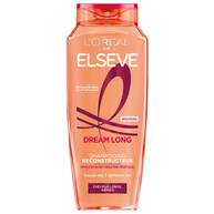 Elseve Dream Long Shampooing Reconstructeur enrichi en Keratine Vegetale et Huile de Ricin