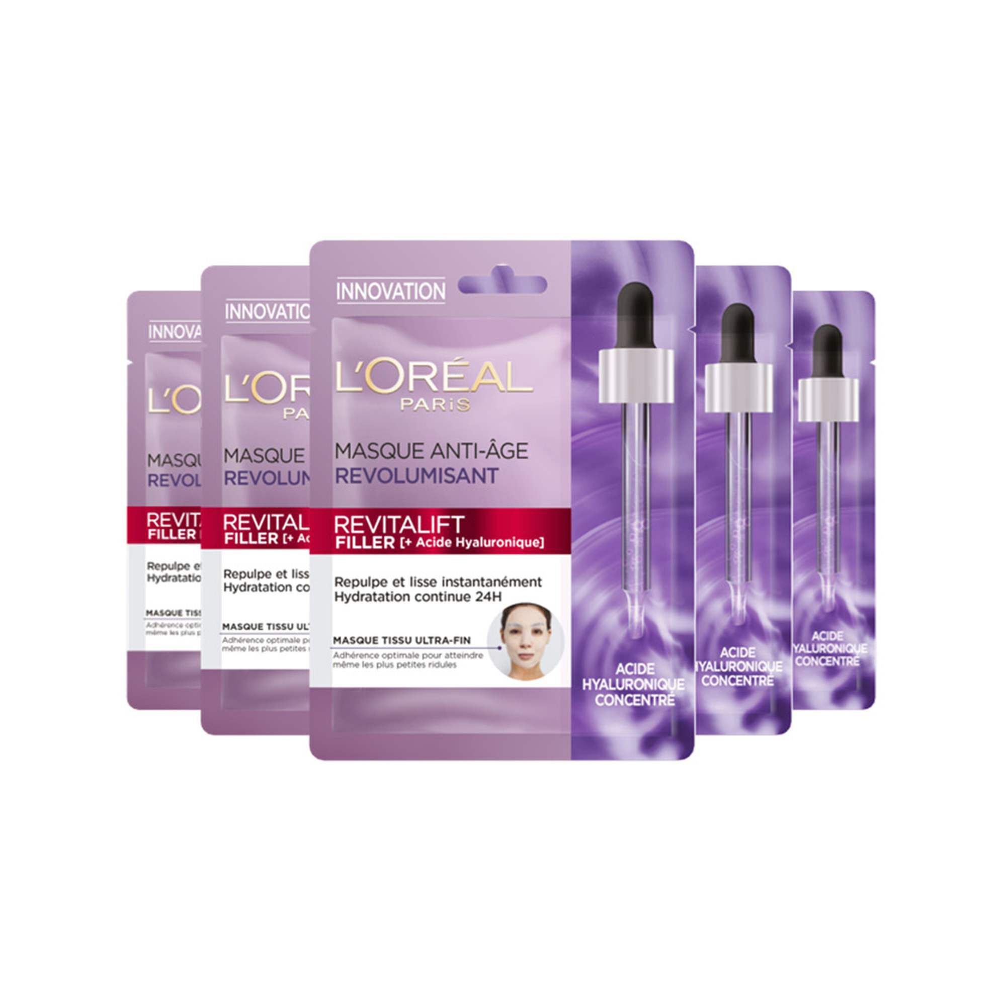 l'oréal paris Masques Hyaluronique anti-âge